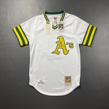 100% Authentic Reggie Jackson Mitchell & Ness 1972 Oakland Athletics Jersey 36 S