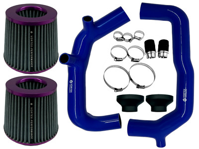 N54 Upgrade Turbo Inlet pipe 2.0'' FOR 07-10 BMW 335xi 335i 535i - BLUE V2 PUAF