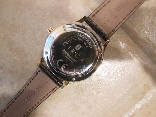 MOVADO Circa Motion X Men's Watch Gold-Tone and Leather 0660008 - Picture 13 of 15