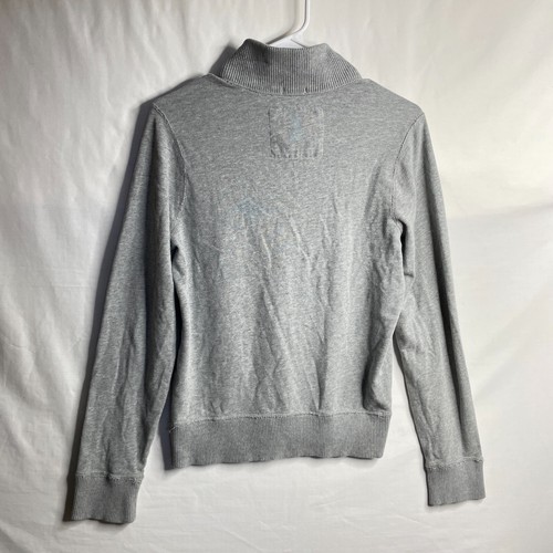 Vintage Abercrombie Kids Jacket L Gray Muscle Full Zip Track Long Sleeve Boys - Picture 7 of 10