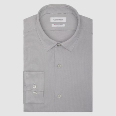 calvin klein men's extra slim fit stretch dress shirt Calvin Klein Men's CK X Extra-Slim Stretch Dress Shirt
