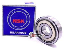 NSK 6200 ZZ C4 Deep Groove Ball Bearing, Metal Shielded 10x30x9 mm