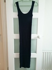 Zara, Dress, Blue, Size Medium, Long, Stretchy, sleeveless, Viscose, never worn
