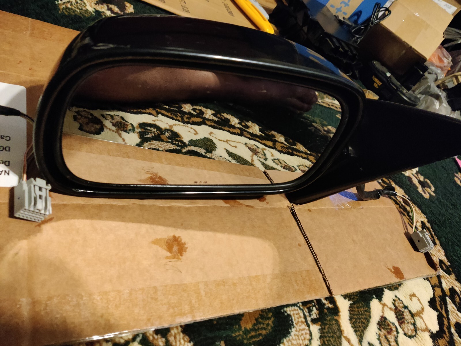 Buick Lucerne Driver Side View Mirror Black 15788663 for sale  