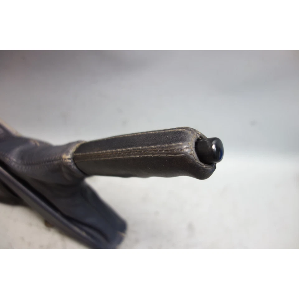 1988-1990 BMW E32 7-Series Emergency Handbrake Lever Handle Indigo Leather OEM - Image 2 of 4
