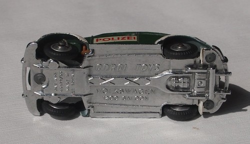 1:43 Volkswagen 1200 Saloon VW Käfer Polizei Corgi 492 - Bild 5 von 5