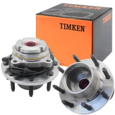 TIMKEN 2 Front Wheel Bearing Hub for 4WD 99-04 Ford F-250 F-350 SD Excursion SRW