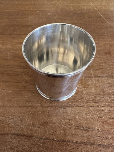 FINA 375 STERLING SILVER SMALL JULEP CUP - 2 3/4" INCH NO MONOGRAM!!! - Picture 2 of 4