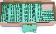 CASE OF 50! EATON PHOENIX CONTACT ST4 (XBPT4GN) Feed Through Terminal Block (VN)