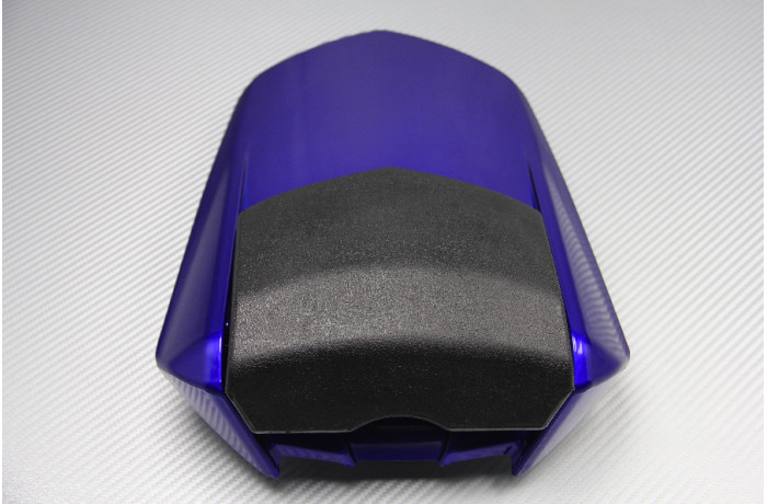 Coque de selle bleue Yamaha YZF R1 finition premium pour moto solo