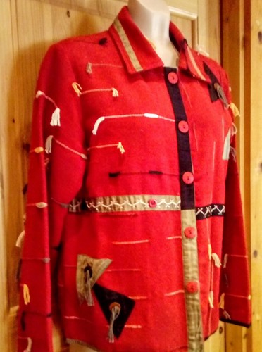 cotone S stile tibetano himalayano Orvis di Giacca nepalese taglia 41SnqRaxw5