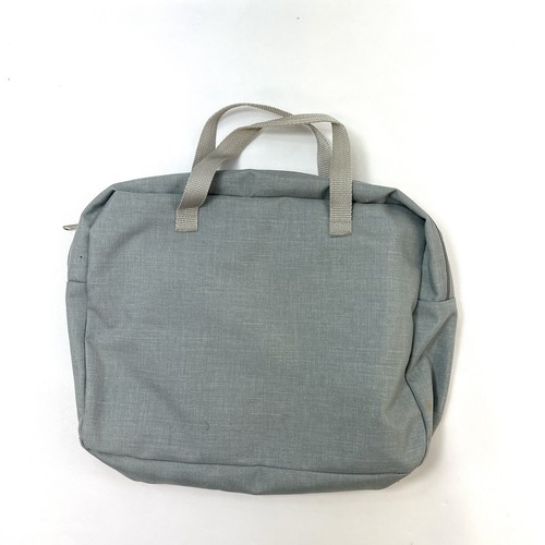 IBM Application Development Institute Gray Vintage Zip Carry Bag Case 13x17 Rare - Picture 3 of 9