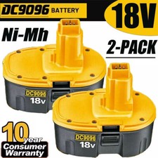 2-PACK 18V For Dewalt 18 VOLT XRP DC9096 DC9098 Ni-Mh Battery DC9099 DC9096-2