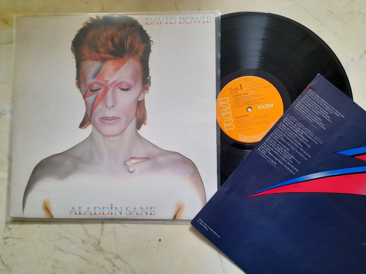 DAVID BOWIE Aladdin Sane *1973 UK RCA CPRY VINYL LP + INSERT* | eBay
