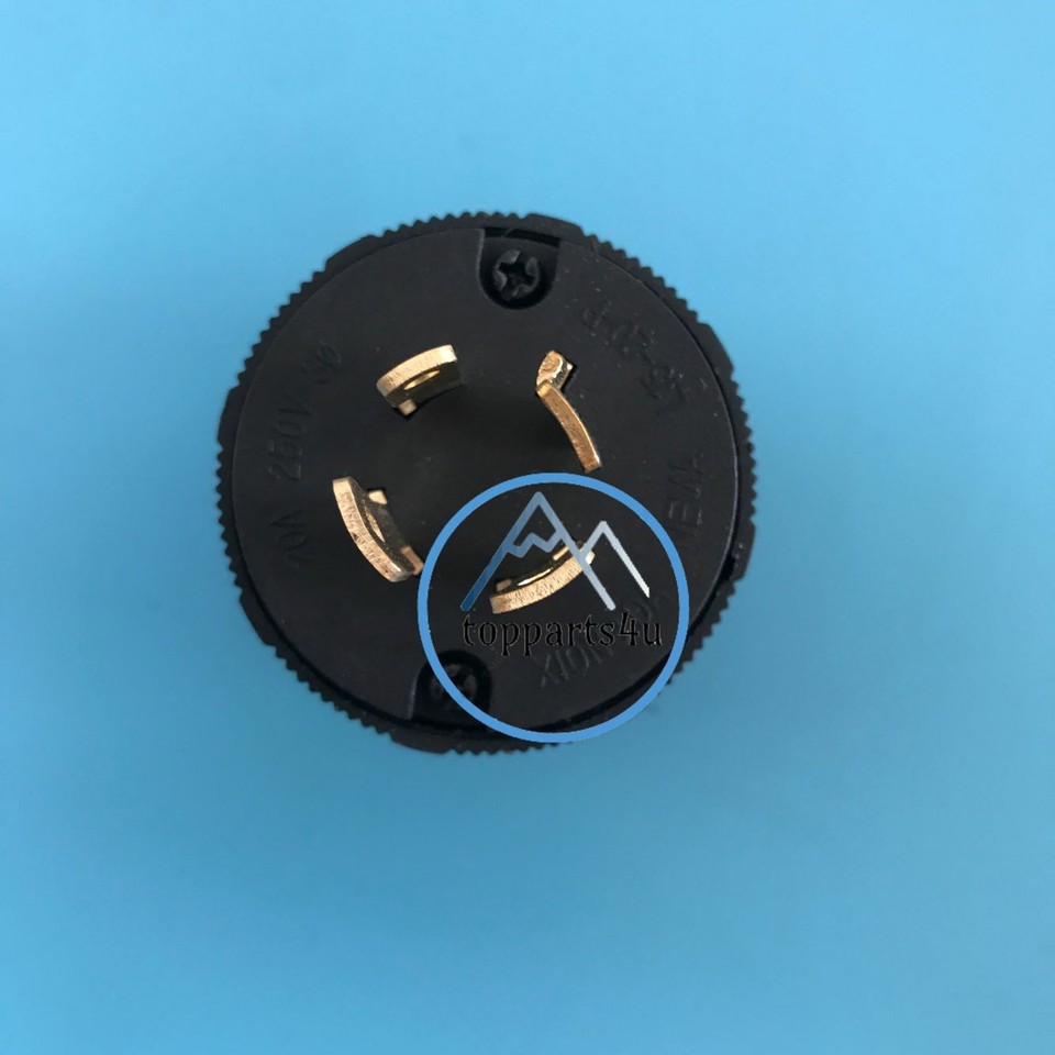 NEMA L15-20P Locking Plug Twist Lock Turnlok 20A 250V 3 L1520-P - Foto 5