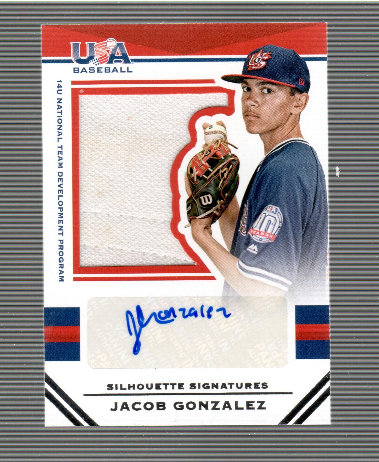 2017 Panini USA Baseball Stars & Stripes - Jumbo Swatch Silhouettes ...