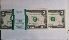 BILLETE DE $2 SIN CIRCULAR⭐️NOTE ESTRELLA⭐️.  BILLETES DE 2 ESTRELLAS BLOQUE G POR $22.