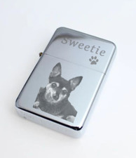 Personalized Engraved Lighter – Chrome Polished Finish, Custom Gift Idea
