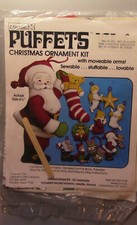 Carousel Puffets Christmas Ornament Kit 785 Trim-The-Tree stuffed fabric 1981 