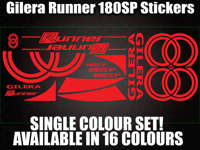 Gilera Runner SP Stickers Decals, FLUORESCENT YELLOW AUTOCOLLANT ETICHETTA