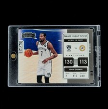 Kevin Durant - 2021-22 NBA Panini Contenders Game Night Ticket Card Brooklyn #13