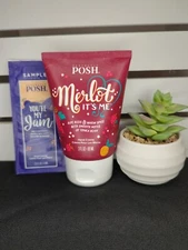 Perfectly Posh Hand Cream Hello It’s Merlot Red Wine Warm Spice Tonka Bean NEW