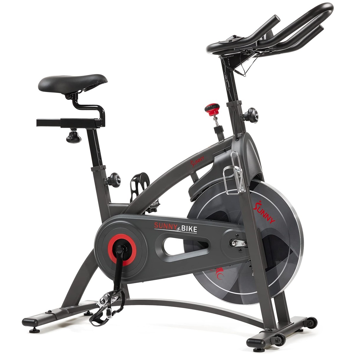 Indoor Cycling Exercise Bike with Magnetic/Felt Resistance and