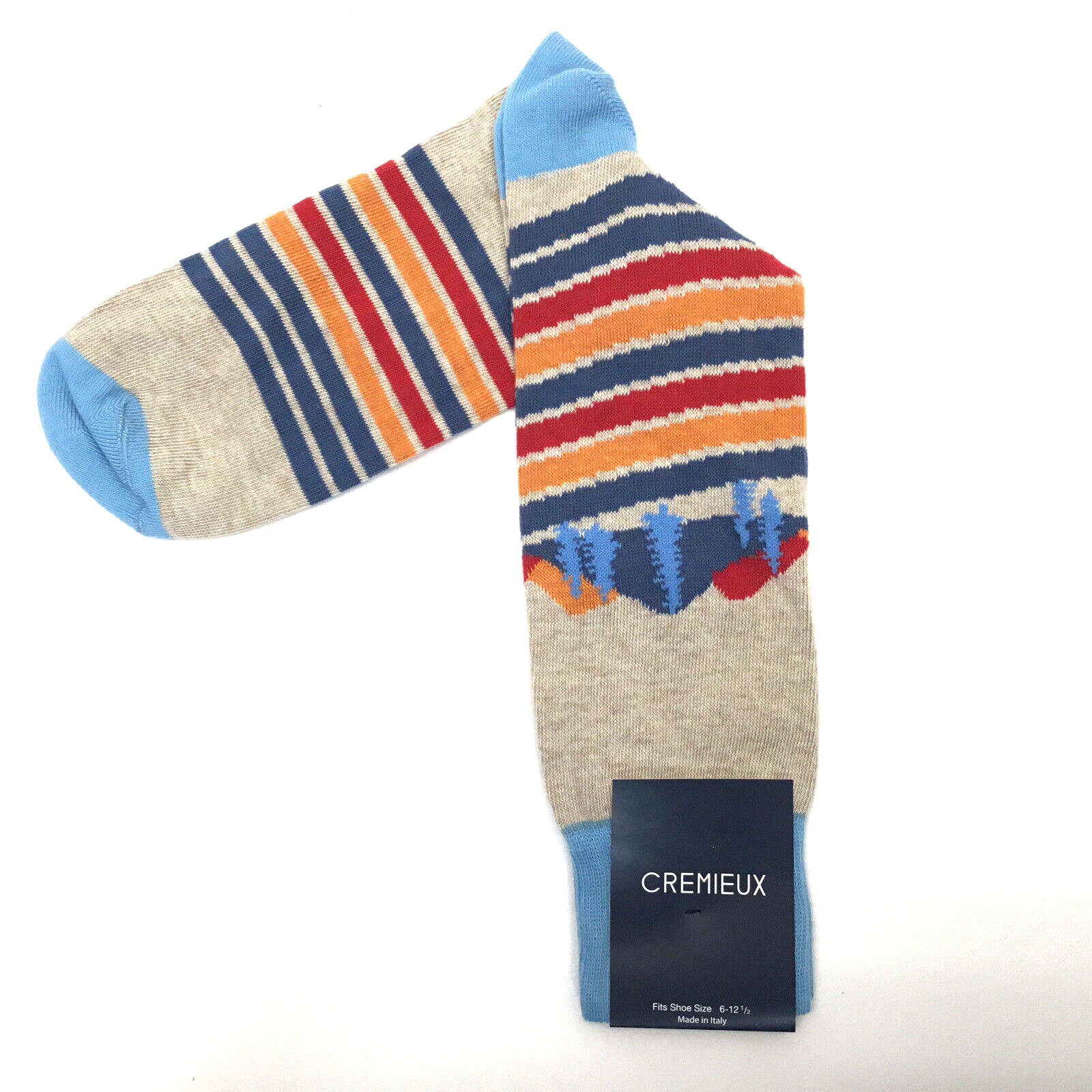 Мужские модельные носки Italy Cremieux из хлопчатобумажной смеси песочного цвета РАЗМЕР 6-125 2090₽