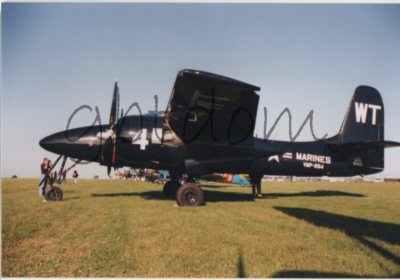 GRUMMAN F7F _ Tigercat _ AGFA ANALOG FOTO _ FLUGZEUG _ MARINES