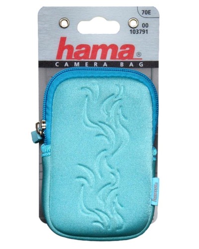 Hama Borsa per Macchina Fotografica Fancy Neoprene 70E Foto Bag Turchese Digicam