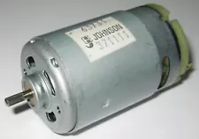 Johnson Electric DC Motor  -  12 V DC  -  12000 RPM - 3.17 mm Splined Shaft