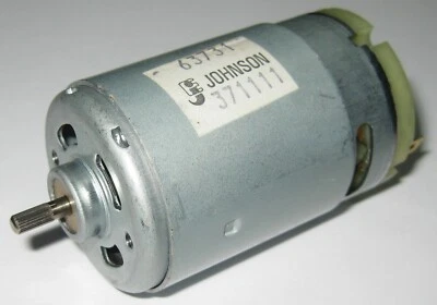 Johnson Electric DC Motor - 12 V DC - 12000 RPM - 3.17 mm Splined Shaft