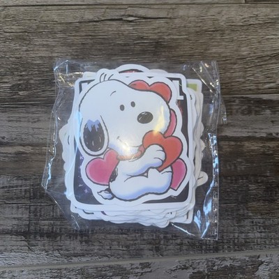 60 Pc SNOOPY- CHARLIE BROWN INSPIRED Stickers - Locker, Truck, Laptop, Bicycle +