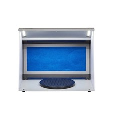 Airbrush Spray Booth, Portable Hobby Airbrush Paint Spray Booth Kit with 4 LED