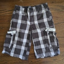 Dickies Boys 8 Plaid Cargo Shorts
