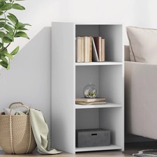 Buffet Blanc Bois d'Ingénierie 40x41x93 cm Armoire de Rangement Minimaliste pour Maison
