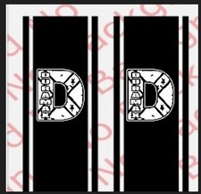 Duramax Flag Style Bedside Stripe Decals 10 X 46 Set Of 2 Decal