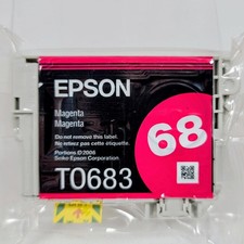 Genuine Epson 68 T0683 Magenta Ink Cartridge OEM Sealed Pack No Box 