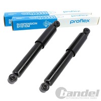 2X Proflex Gas-StoßDÄMpfer Hinten Passend FüR Nissan Kubistar Renault Kangoo