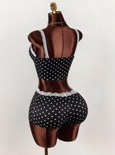 Women’ Sexy 2 Pieces Set Mini Shorts 4)S) 6(M) 8/10(L).