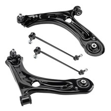 4pc For 2014-2016 Vw Passat 1.8t Front Lower Control Arm And Sway Bar Link Kit