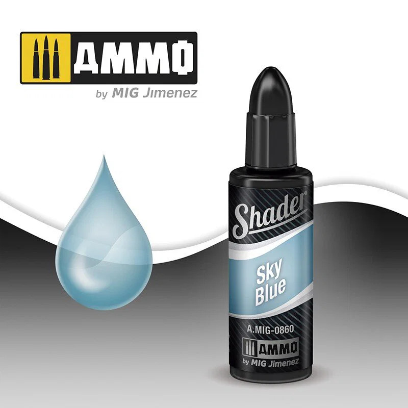 Ammo MIG 860 - Shader 10ml - Sky Blue