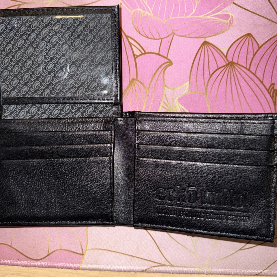 Ecko Rhino Wallet Unlimited World Famous Rhino Billfold Black Vintage - Image 3 of 4