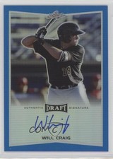 2016 Leaf Metal Draft Blue Prismatic 15/25 Will Craig #BA-WC1 Auto y8h