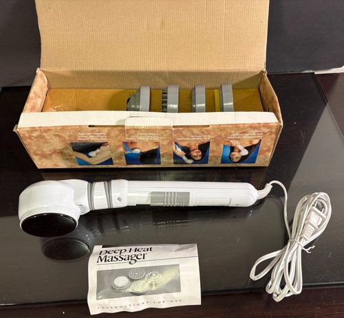 GNC OptiBody Deep Heat Massager Infrared Variable Speed Facial Scalp Muscle