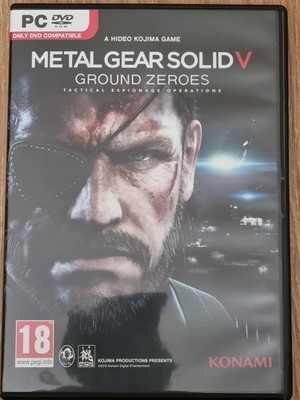 Metal Gear Soild V Ground Zeroes Tactical Espionage Operations PC DVD ROM