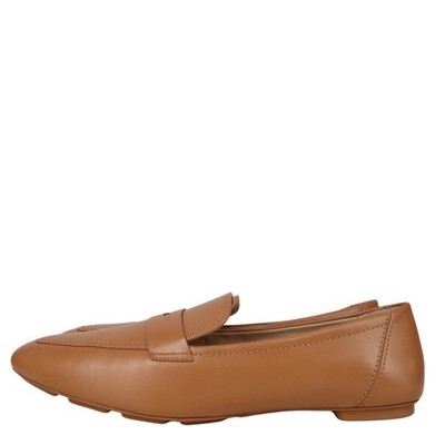 Stuart Weitzman Damen Schuhe Loafers Gr. 42 Braun Leder Halbschuhe Mokassins