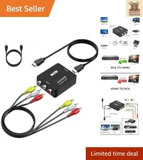 Plug and Play RCA to HDMI Adapter - Easy Video Streaming for All Devices