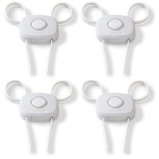Safety 1st OutSmart  Flex Lock, White, 4 Pack