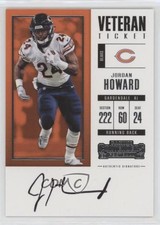 2017 Panini Contenders Veteran Ticket Jordan Howard #394 Auto 0kk3